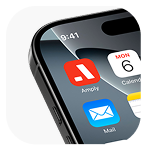 Amply mobile app showing productivity tools